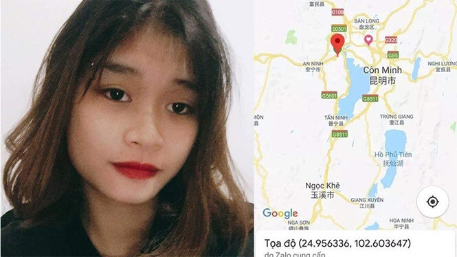 Thiếu nữ 17 tuổi nghi bị bắt cóc sang Trung Quốc, nhắn tin cầu cứu gia đình
