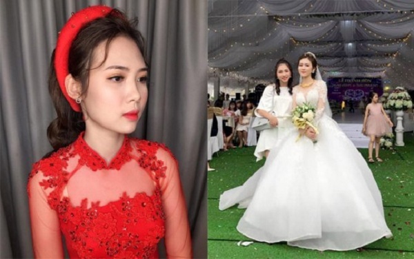 Hình ảnh cô dâu xinh đẹp trong đám cưới siêu khủng chi gần 1 tỷ đồng làm rạp ở Vĩnh Phúc