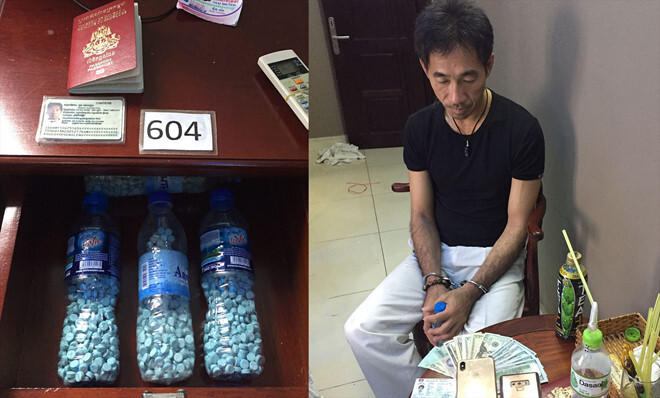 Cảnh sát đạp tung cửa phòng khách sạn, khống chế 