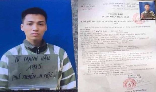 Truy bắt phạm nhân tù chung thân trốn khỏi trại giam ở Thanh Hóa