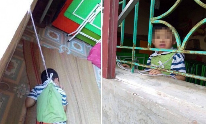 Hoàn cảnh của bé 4 tuổi bị buộc dây vào người: 4 tuổi chưa biết nói, mẹ bỏ đi khi còn nhỏ