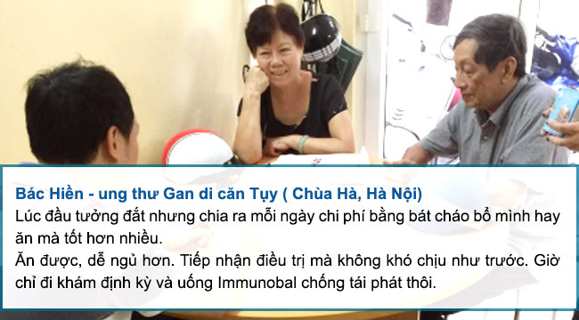Tìm hiểu công dụng của Immunobal trong tác dụng hỗ trợ điều trị bệnh ung thư