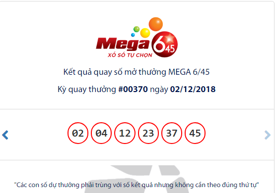 Kết quả xổ số Vietlott hôm nay 5/12/2018: Jackpot hơn 21 tỷ đồng chơi