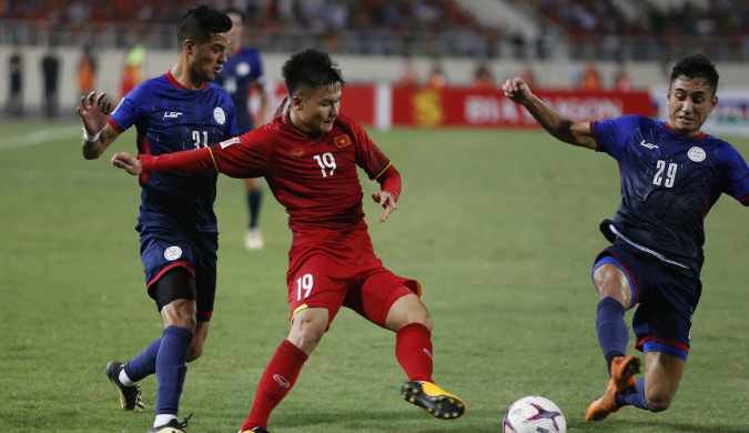 Video highlights bàn thắng Việt Nam 2 - 1 Philippines bán kết lượt về AFF Cup