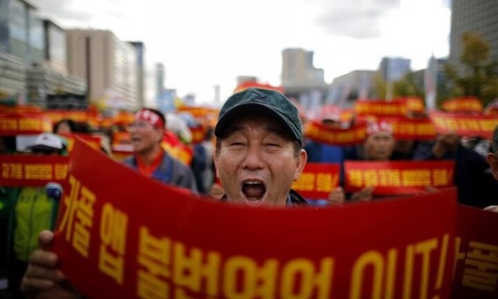 Hàn Quốc: Sợ mất việc vì dịch vụ đi chung xe, tài xế taxi truyền thống tự thiêu