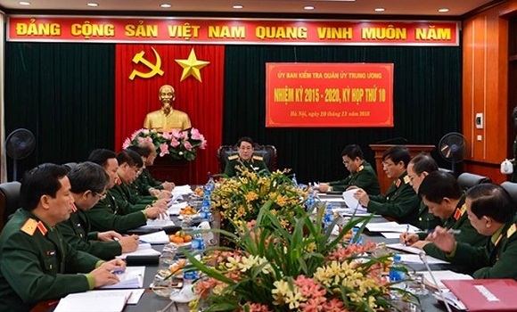 UBKT Quân ủy Trung ương đề nghị khai trừ, cảnh cáo 8 đảng viên vi phạm