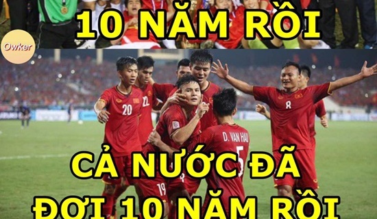 Ảnh chế Việt Nam vô địch tràn ngập mạng xã hội: Gọi tên Anh Đức, Văn Lâm