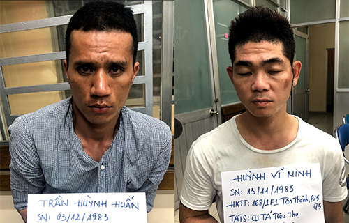 Đặc nhiệm hình sự tóm gọn 2 gã giật dây chuyền của người bưng tô mì nhờ camera an ninh