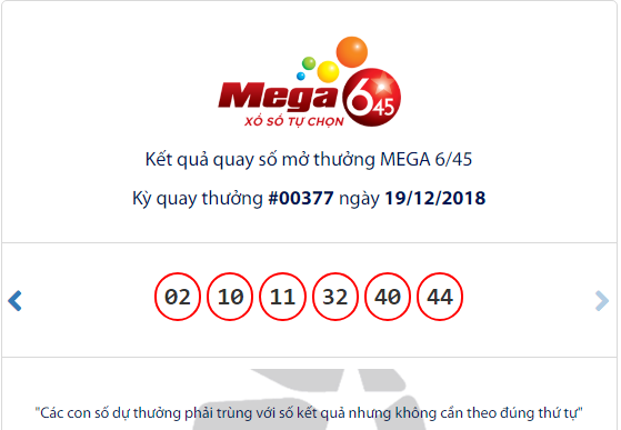 Kết quả xổ số Vietlott hôm nay 21/12/2018: Jackpot hơn 18 tỷ đồng có tìm được chủ ?