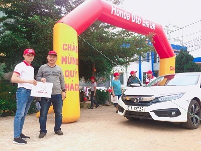 “Lái thử xe, cảm nhận thật” cùng Honda ô tô Gia Lai