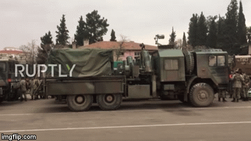 Video: Cận cảnh thiết giáp Thổ Nhĩ Kỳ áp sát biên giới Syria