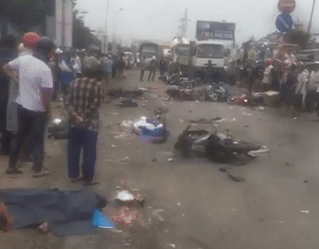 Video: Hiện trường vụ tai nạn kinh hoàng ở Long An khiến 28 người thương vong