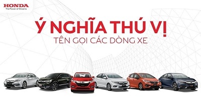 Khám phá ý nghĩa tên gọi từng mẫu xe của Honda Việt Nam