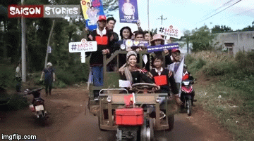 Video: H'Hen Niê hào hứng tự lái xe công nông về thăm buôn làng