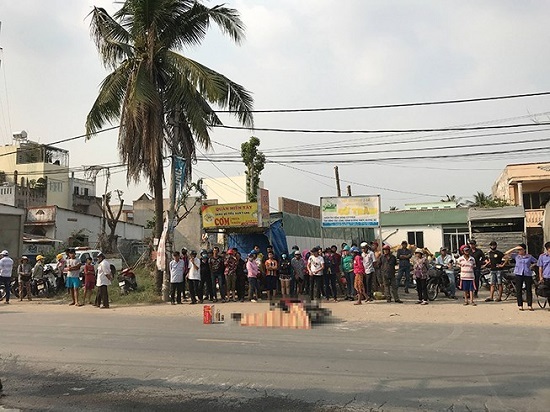 Truy đuổi tài xế container cán chết người rồi bỏ trốn