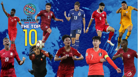 Sau bàn thắng siêu phẩm, Quang Hải lọt top 10 cầu thủ xuất sắc nhất vòng bảng Asian Cup 2019