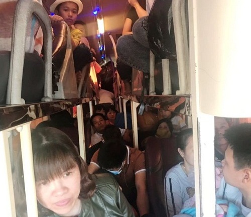 Xử phạt xe khách 40 chỗ ngồi “nhồi” đến 60 hành khách