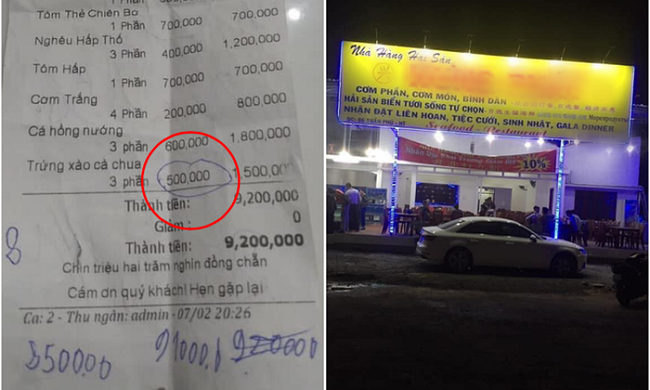 500.000 đồng cho đĩa trứng xào cà chua: Điểm tối trong công tác quản lý?