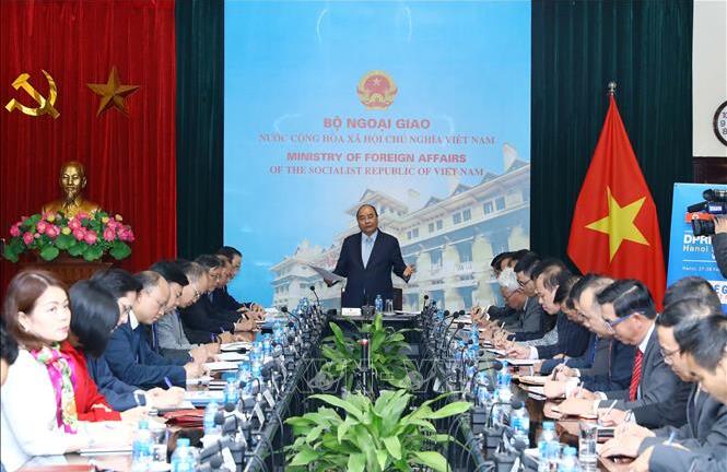 Thủ tướng làm việc với Bộ Ngoại giao về Hội nghị Thượng đỉnh Mỹ - Triều Tiên