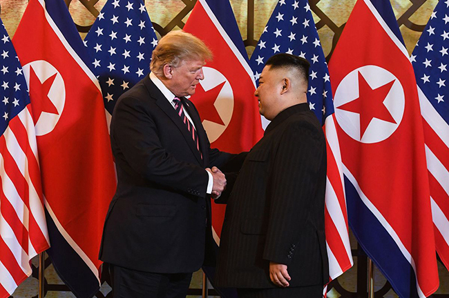 Hình ảnh ghi dấu ấn của Tổng thống Trump và Chủ tịch Kim Jong-un tại Hà Nội