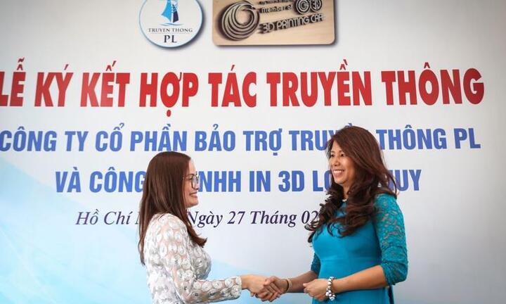 Truyền thông PL kí kết hợp tác cùng Công ty In 3D LongThuy