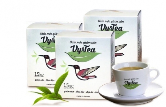 Trà thảo mộc Vy&Tea bị phát hiện có chất Sibutramine và Phenolphthaleine