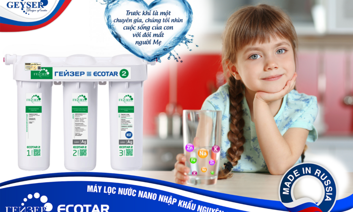 Sau chiến lược loại bỏ máy lọc nước TK, Geyser LB Nga “bật mí” về model thay thế