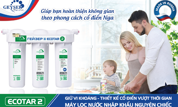 Review máy lọc nước Ecotar 2 - Model thay thế dòng TK lắp ráp