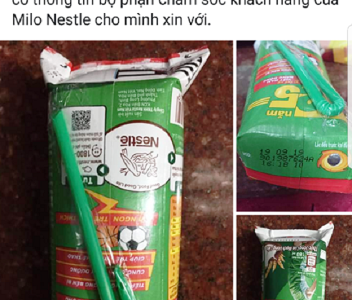 Hà Tĩnh: Sữa Milo Nestle bị trương phình dù còn hạn sử dụng