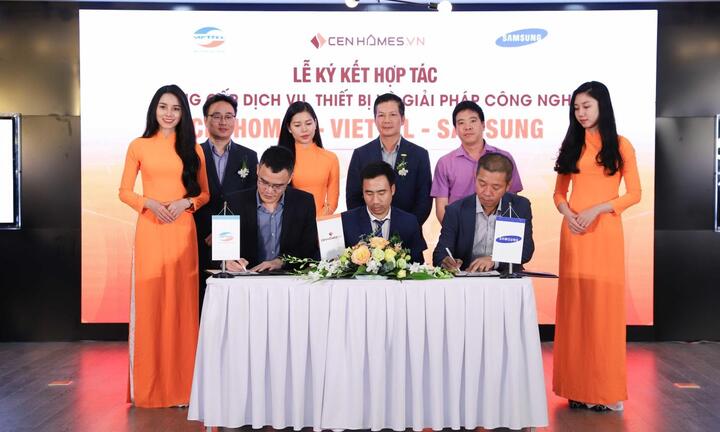 Hai ông lớn Viettel và Samsung bắt tay hợp tác với website BĐS Cenhomes.vn