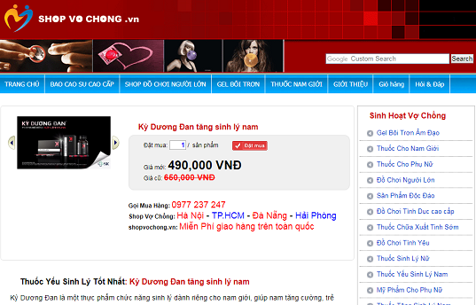 Kỳ Dương Đan dương tính Homosildenafin bị thu hồi vẫn bán