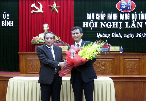 Quảng Bình có tân Phó Bí thư Tỉnh ủy