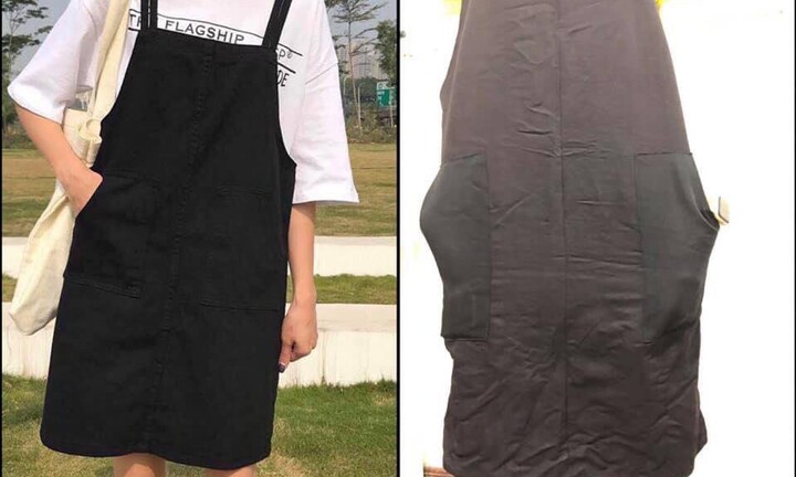 Cô gái ngã ngửa mua online yếm điệu đà, nhận hàng giống cái tạp dề