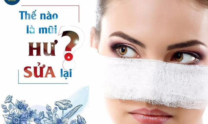 Thế nào là mũi hư cần sửa lại?