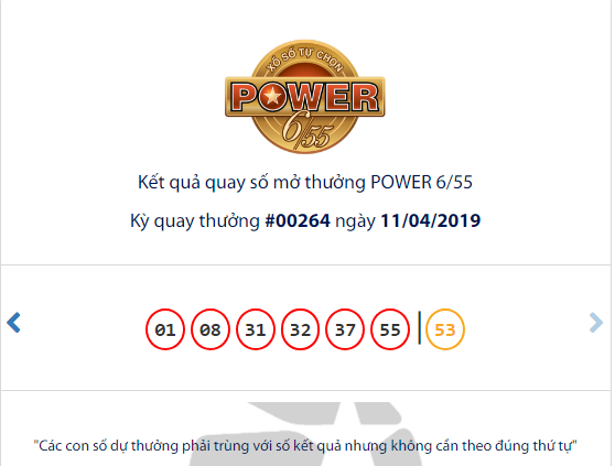 Kết quả xổ số Vietlott hôm nay 13/4/2019: Truy tìm bộ số trúng Jackpot hơn 107 tỷ đồng