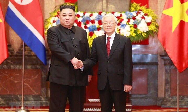 Tổng Bí thư, Chủ tịch nước Nguyễn Phú Trọng gửi điện mừng Chủ tịch Triều Tiên