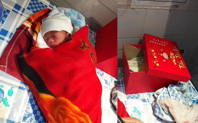 Cán bộ xã bàng hoàng phát hiện bé gái 1,3kg bị bỏ rơi trước cửa nhà