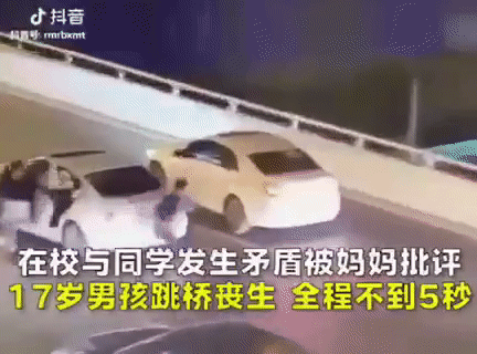 Video: Người mẹ ngã gục khi thấy con trai 17 tuổi nhảy cầu tự tử sau khi bị chỉ trích