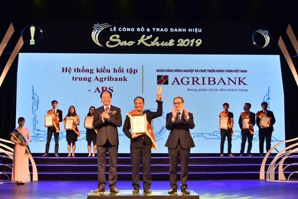 Agribank được vinh danh tại 2 hạng mục Giải thưởng Sao Khuê 2019 