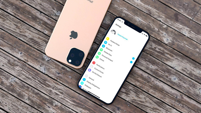 Bất ngờ trước hình ảnh dựng mới nhất của bom tấn iPhone 11 Max