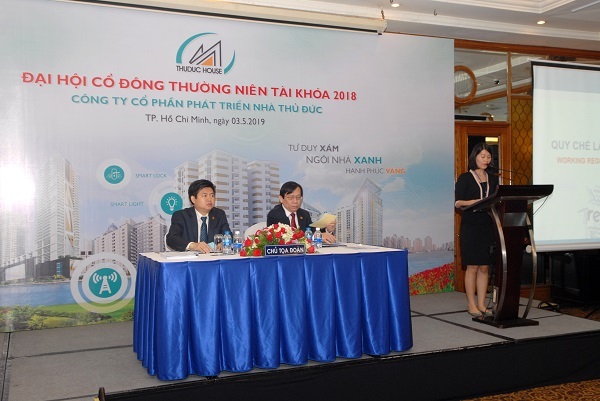 Thuduc House Group tổ chức thành công Đại hội cổ đông thường niên tài khóa 2018 