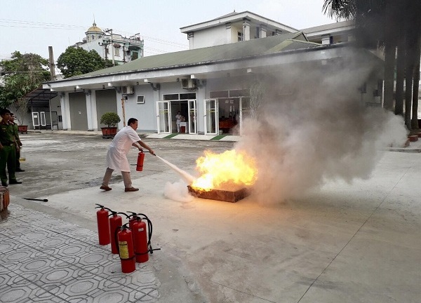 Bệnh viện Lao và Bệnh Phổi tỉnh Phú Thọ: Đảm bảo an toàn và chấp hành nghiêm chỉnh luật phòng cháy, chữa cháy