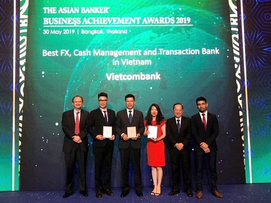 Vietcombank nhận ba giải thưởng quan trọng từ The Asian Banker 