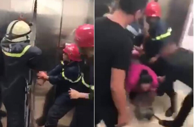 Thang máy trong cao ốc bất ngờ ngừng hoạt động, 21 người mắc kẹt