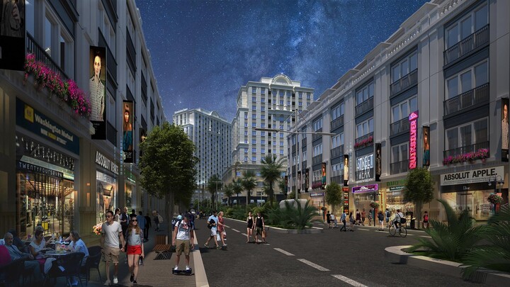 Phố đêm Hoa Châu - Phố mua sắm đầu tiên tại Thanh Hóa