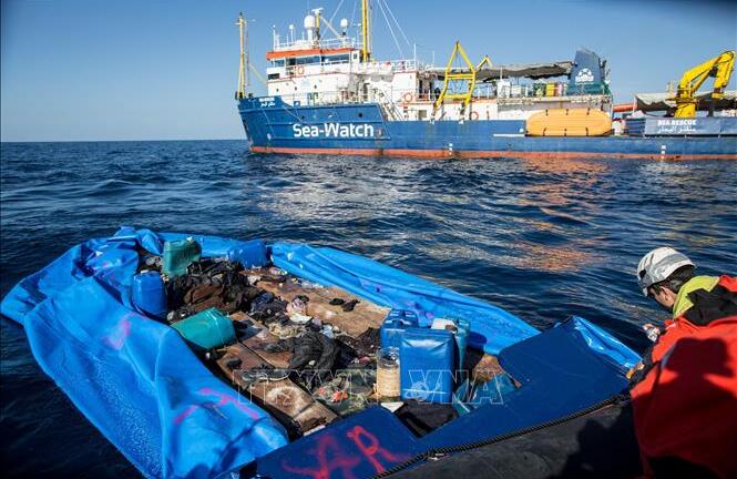Libya giải cứu gần 200 người di cư bất hợp pháp gặp nạn trên biển