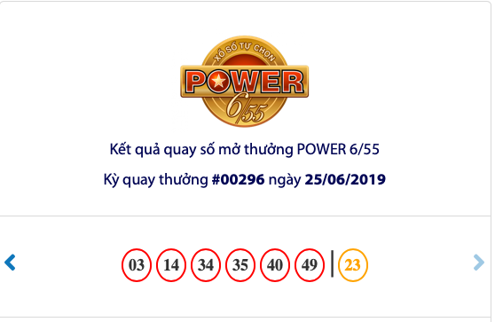 Kết quả xổ số Vietlott ngày 25/6/2019: 8 người tuột mất Jackpot hơn 76 tỷ đồng