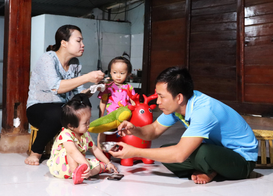 Hạnh phúc đến muộn của gia đình quân nhân bảo vệ biên giới