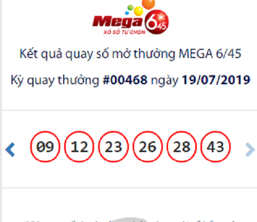 Kết quả xổ số Vietlott ngày 19/7/2019: Jackpot hơn 16 tỷ đồng chưa tìm được chủ nhân