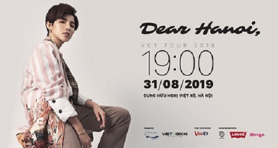 Nhận quà đặc biệt khi săn vé concert “Dear Hanoi” của Vũ Cát Tường qua VinID 